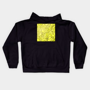 Dream Collective Abstract in Yellow Kids Hoodie